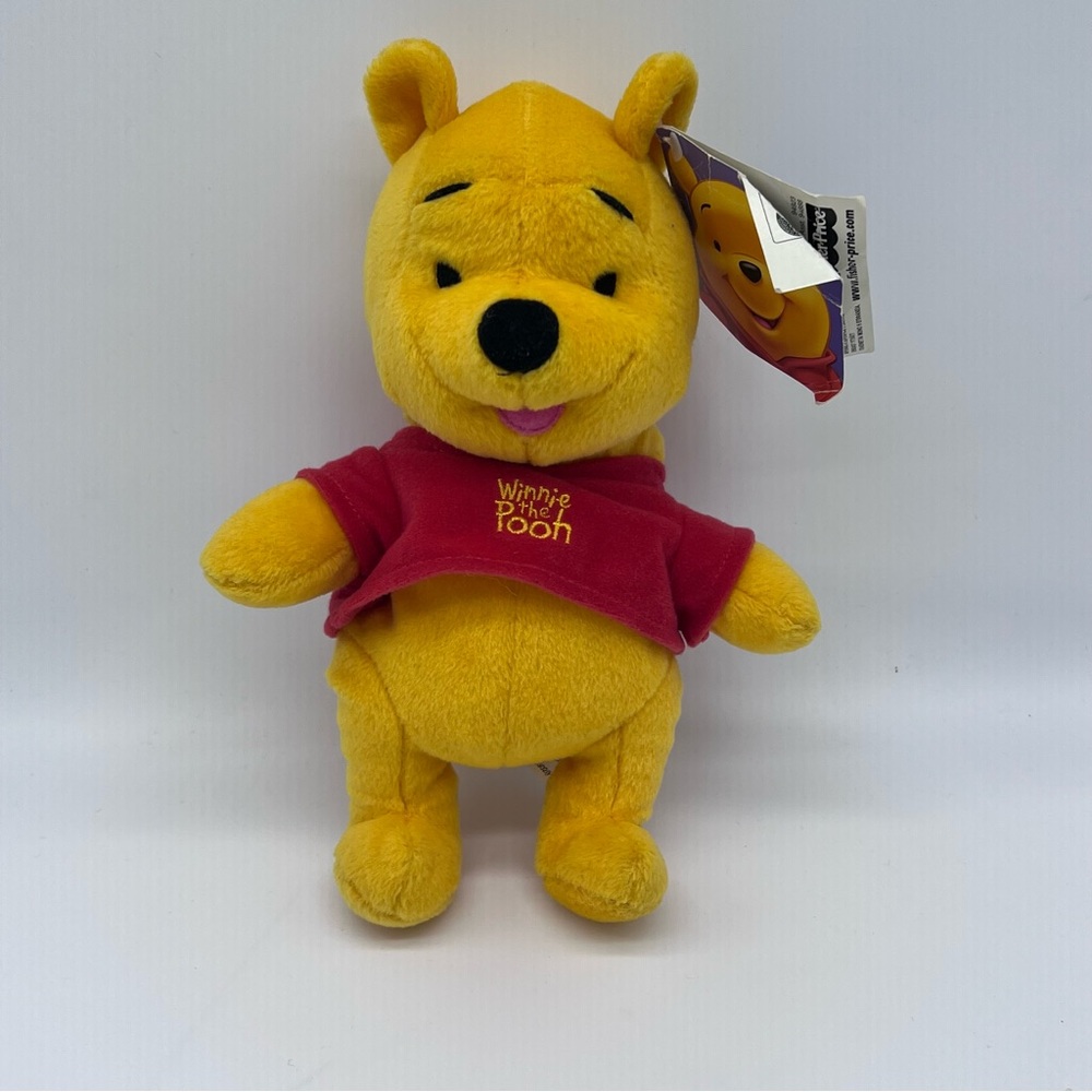 Disney Winnie the Pooh Plush Toy - Yellow and Red